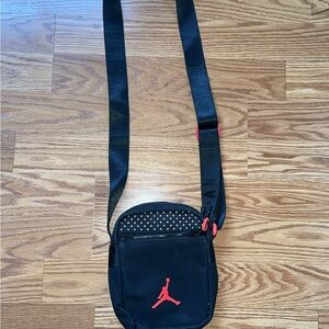 Black and Red Crossbody Bag